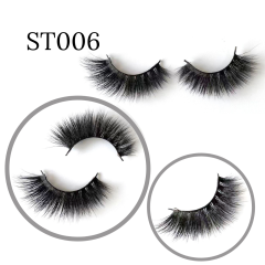 LyricalHair False Eyelashes Natural Faux Mink Strip 3D, strong natural eyelashes, High Quality, Soft and comfortable to use.