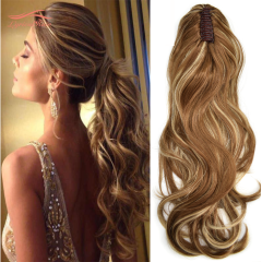 Long Wavy Chic Claw Jaw Clip Ponytail Flirty-Layered Texture Pony 22" Hair Extension SE224