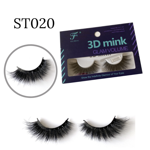 LyricalHair False Eyelashes Natural Faux Mink Strip 3D, strong natural eyelashes, High Quality, Soft and comfortable to use.