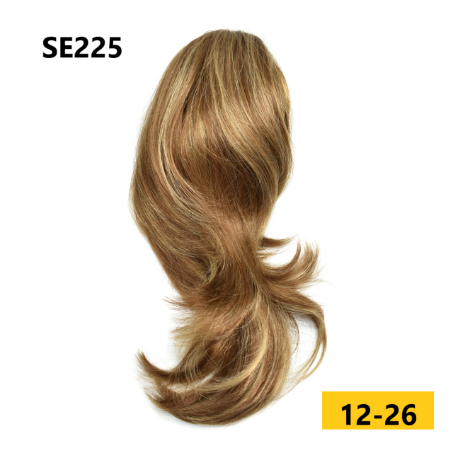 LyricalHair Wavy Chic Claw Jaw Clip Synthetic Ponytail Flirty-Layered Texture Pony 14" Hair Extension SE225