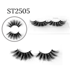 LyricalHair False Eyelashes Natural Faux Mink Strip 3D, strong natural eyelashes, High Quality, Soft and comfortable to use.