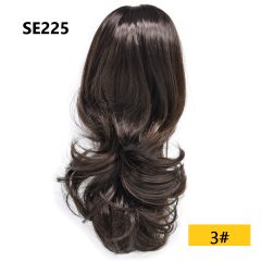 LyricalHair Wavy Chic Claw Jaw Clip Synthetic Ponytail Flirty-Layered Texture Pony 14" Hair Extension SE225