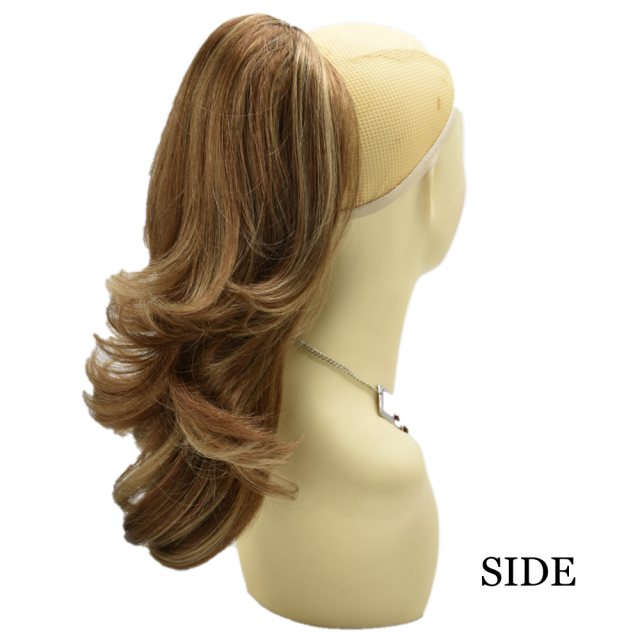 LyricalHair Wavy Chic Claw Jaw Clip Synthetic Ponytail Flirty-Layered Texture Pony 14" Hair Extension SE225