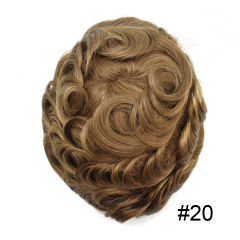 LyricalHair Men Toupee French Lace Hair Systems With PU Banded Easy Wear Breathable Lace Men's Human Hair Toupee Best Selling in North America Hairpieces Natural Bleached Invisible Knots Men's Hair Units For Men
