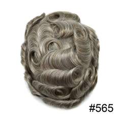 LyricalHair Best Selling in North America Mens Toupee Swiss Lace Hair Systems Bleached Kont Natural Hairline For Men Non Surgical Men's Human Hair Toupee Hairpieces Poly Skin At Sides And Back Hair Units For Men Q6