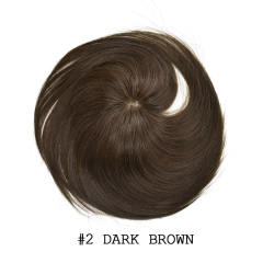 LyricalHair 16x16CM Ladies Human Hair Topper With Bangs Mono Base Crown Topper Clip-In Women's Hairpieces To Cover Up Thinning Hair A5
