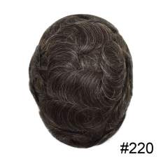 220# Darkest brown with 20% Synthetic Grey