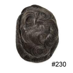220# Darkest Brown with 20% Synthetic Grey