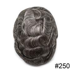 250# Darkest Brown with 50% Grey Hair