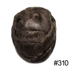 310# Dark Brown with 10% Synthetic Grey