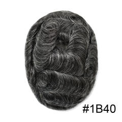 1B40% Off Black with 40% Synthetic Grey Hair