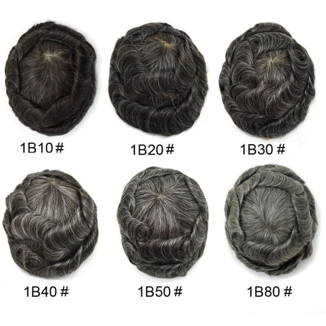 LyricalHair  Best Selling in North America French Lace Human Hair Mens Hair System Swiss Lace Front Natural Hairline Poly Coating At Sides And Back Reforced Mens Toupee Slight Wave Mens Human Hairpieces
