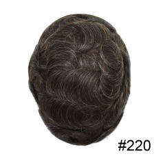 220# Darkest Brown with 20% Synthetic Grey