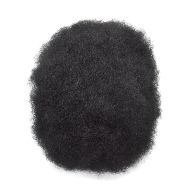 LyricalHair Afro Full Lace Men's Toupee For Black Human Hair Swiss Lace Front Natural Hairlile Men's Hairpieces Best Selling in North America American  Afro Curls Mens Hair System Full Lace 4mm-12mm Wave Hair Systems for Black Men