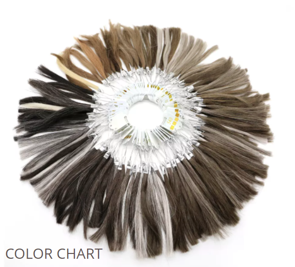 LYRICAL HAIR  60/pack Hair Swatches for Testing Color Human Hair Swatch Testing Color Swatch Ring Hair Level Chart Hair Strand Test Color Rings Testing Fashion Colors Samples for Salon Hair Color Chart