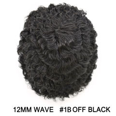 LyricalHair  African Curly Afro Mens Toupee Hair Unit For Black Mens Curly System 100% Human Hair African American Full Skin Wigs For Black Men 6MM 8MM 12MM Weave Best Selling in North America