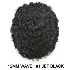 LyricalHair  African Curly Afro Mens Toupee Hair Unit For Black Mens Curly System 100% Human Hair African American Full Skin Wigs For Black Men 6MM 8MM 12MM Weave Best Selling in North America