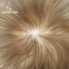 LYRICAL HAIR Non Surgical Hair Replacement for Men Hairpiece Full French Lace Mens Toupee Bleached Knots Natural Hairline Men Hairpiece European Human Hair Toupee for Men