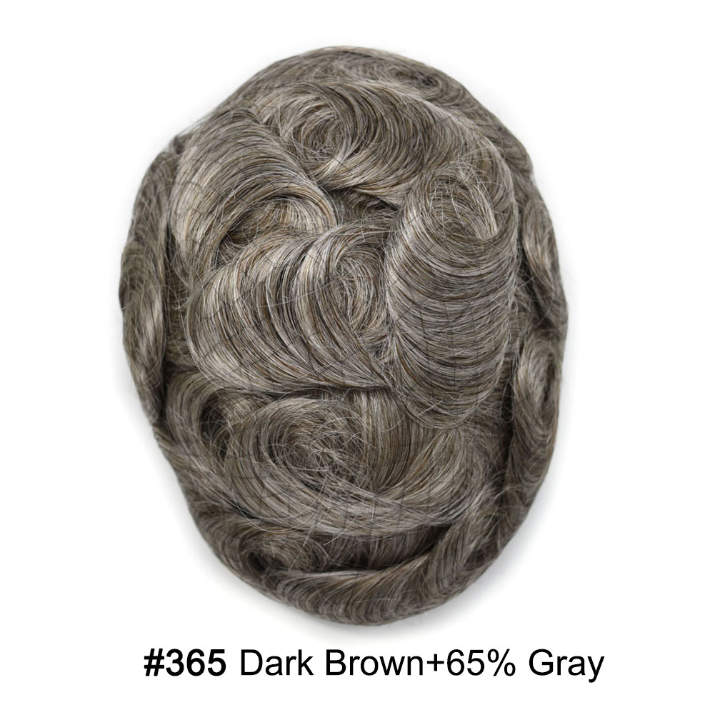 365 Dark Brown with 65%gray hair#