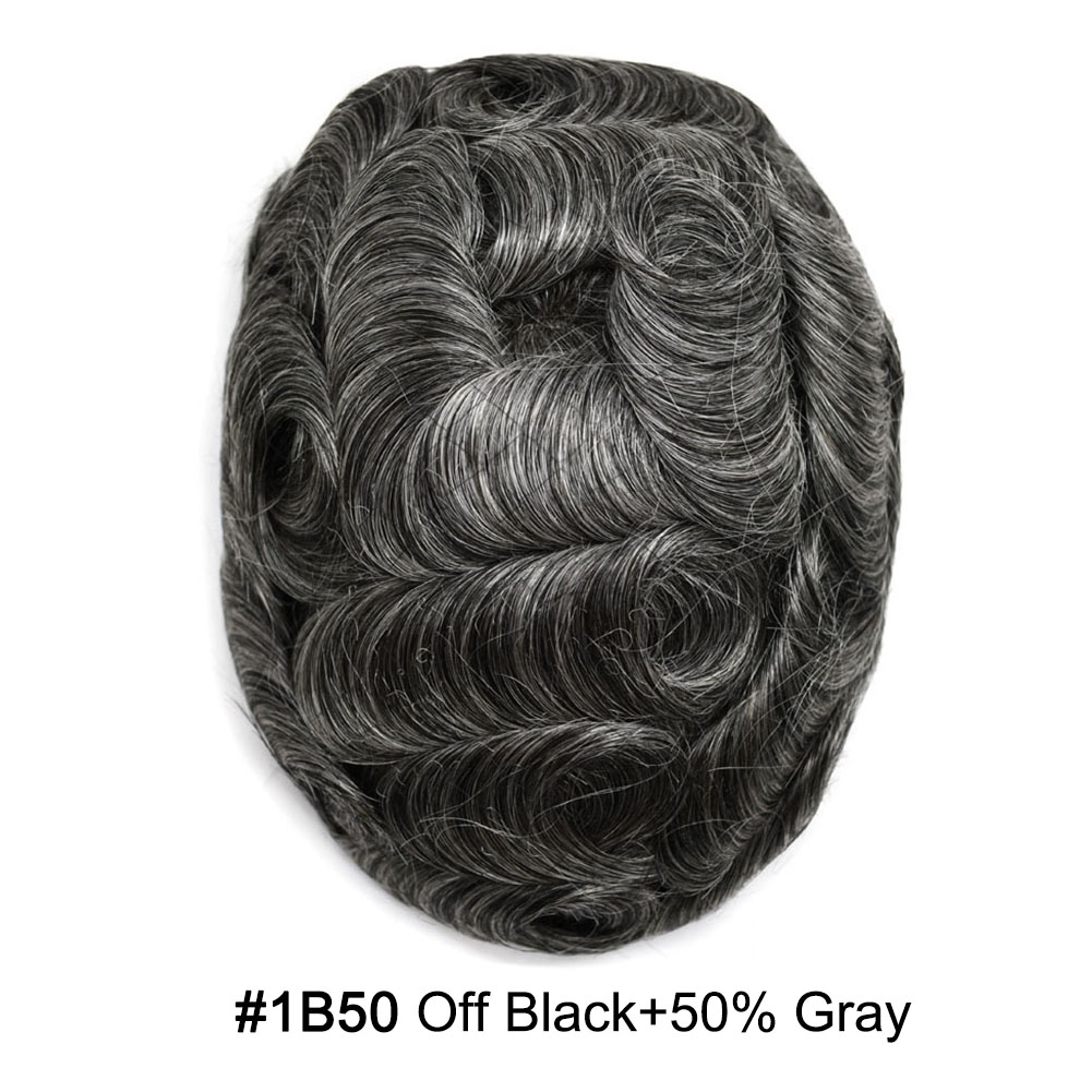 1B50# OFF BLACK with 50% gray hair