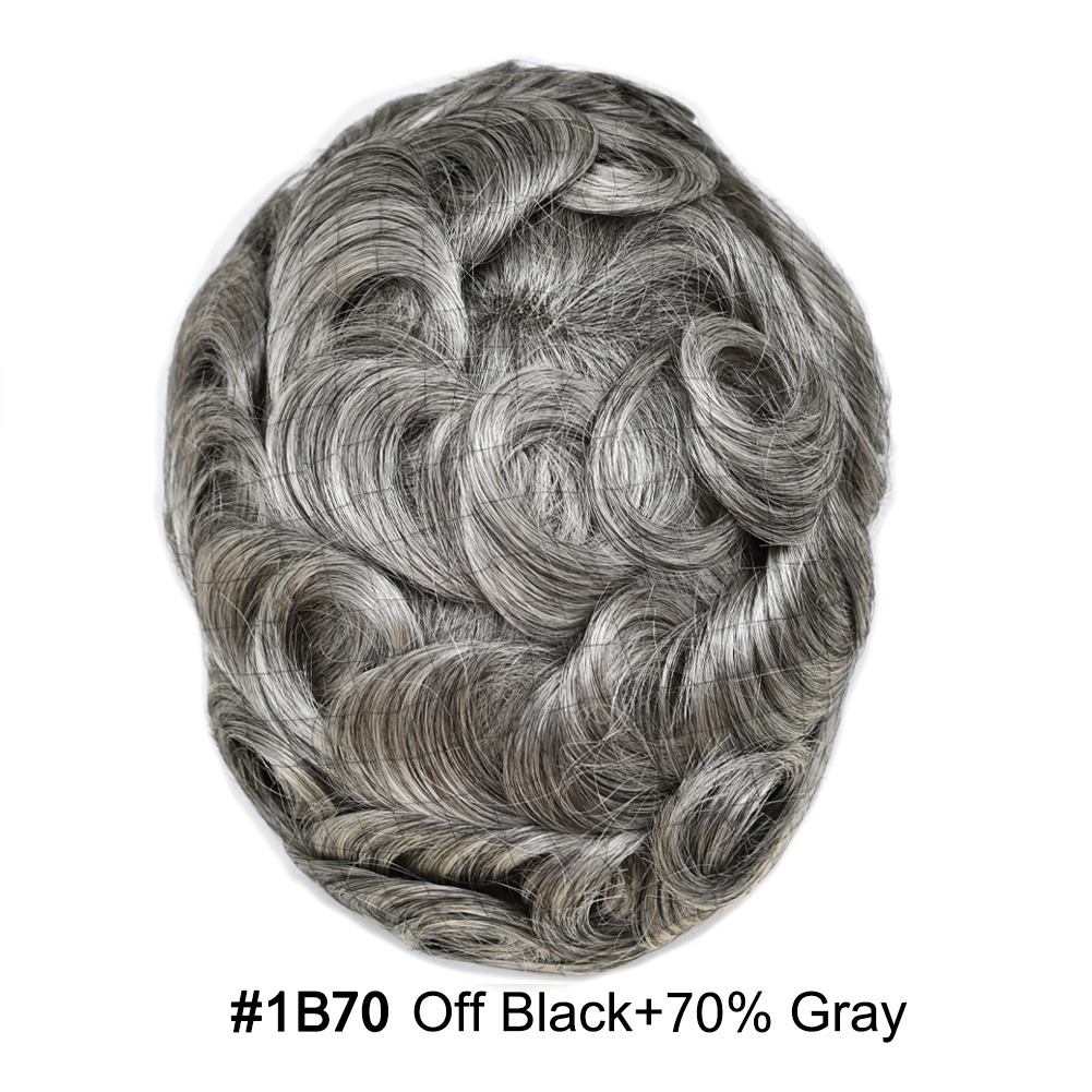 1B70# OFF BLACK with 70% gray hair