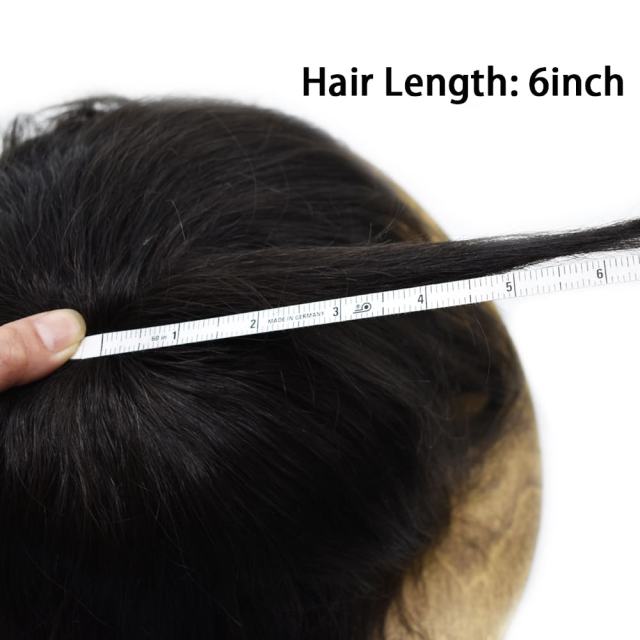 LYRICAL HAIR Men's Toupee Factory Price Non Surgical Hair Replacement Full Korea Lace Toupee for Men Hair Piece Bleached Knots Front  Human Hair System