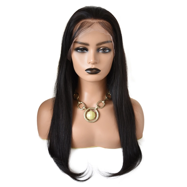 Front lace wig 13x6 100% human hair straight wave body wave 16''-28'' natural color human hair Front lace wig