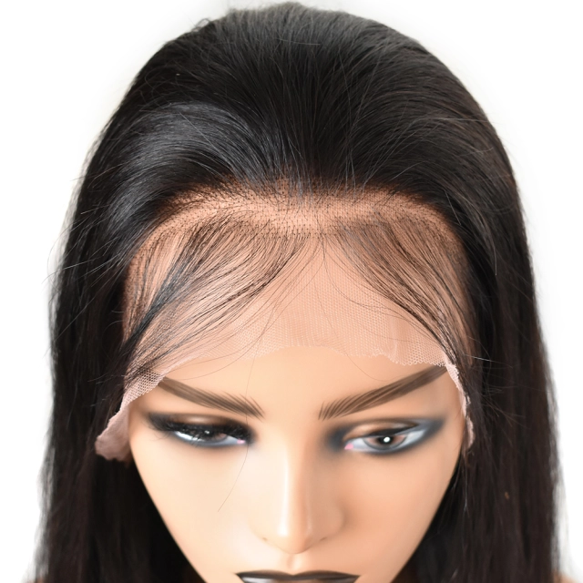 Front lace wig 13x6 100% human hair straight wave body wave 16''-28'' natural color human hair Front lace wig