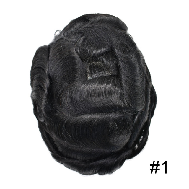 Lyrical Wigs Men Toupee AUSTRALIA French Lace Mens Hairpieces Toupee Easy Tape Attached Poly Skin Around Men Hair Systems Realistic Human Hair Pieces For Men