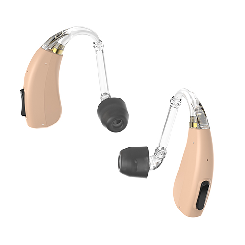 Advanced Bluetooth Rechargeable Hearing Aids with Dual-Microphone Technology, Smart APP Control