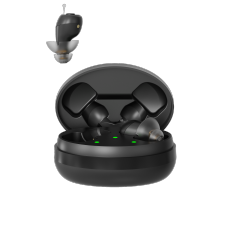 Rechargeable ITC hearing aid small and invisible