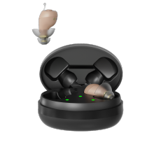 Rechargeable ITC hearing aid small and invisible
