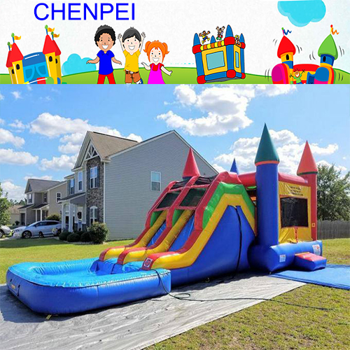 waterslide bouncy castle