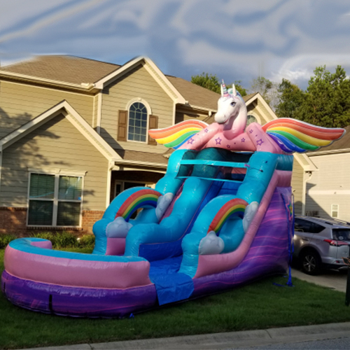 unicorn water slide inflatable water slides commercial water slide pool for kids