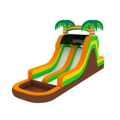 Dual slides water slide commercial inflatable water slides children's pool with slide inflatable pool slide