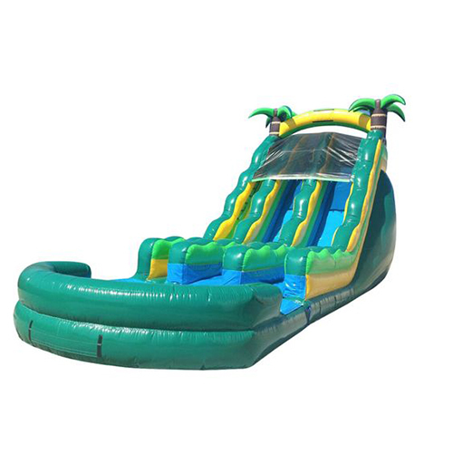 Dual slides Green water slide commercial inflatable water slides children's pool with slide inflatable pool slide