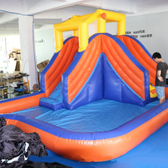 small inflatable slide with pool jumping castles for sale in china inflatable castle for sale