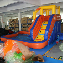 small inflatable slide with pool jumping castles for sale in china inflatable castle for sale