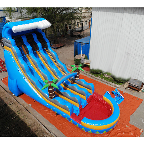 Large Double lanes water slide big COMMERCIAL inflatable water slide for kids backyard water slides for sale water slide garden