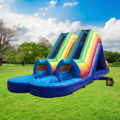 Double slides inflatable water slide heavy duty commercial water slides inflatable bouncers