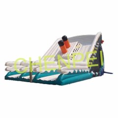 Titanic inflatable slide inflatable dry slide for sale bouncy slide inflatable