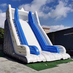 Gray inflatable dry slide for sale white inflatable slide china inflatables manufacturer