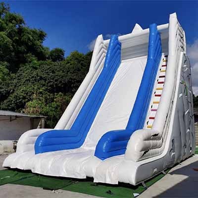 Gray inflatable dry slide for sale white inflatable slide china inflatables manufacturer