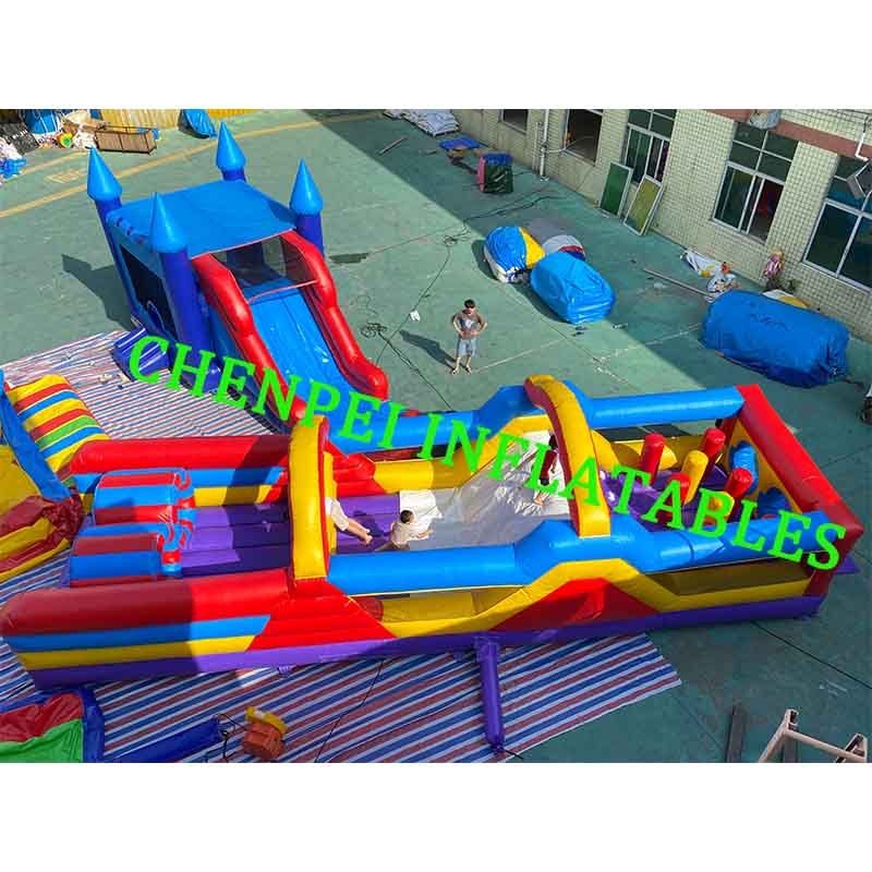 inflatable obstacle course commercial bounce house bouncy castle