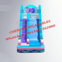 Purple decal inflatable water slide for sale inflatable slide water wholesale