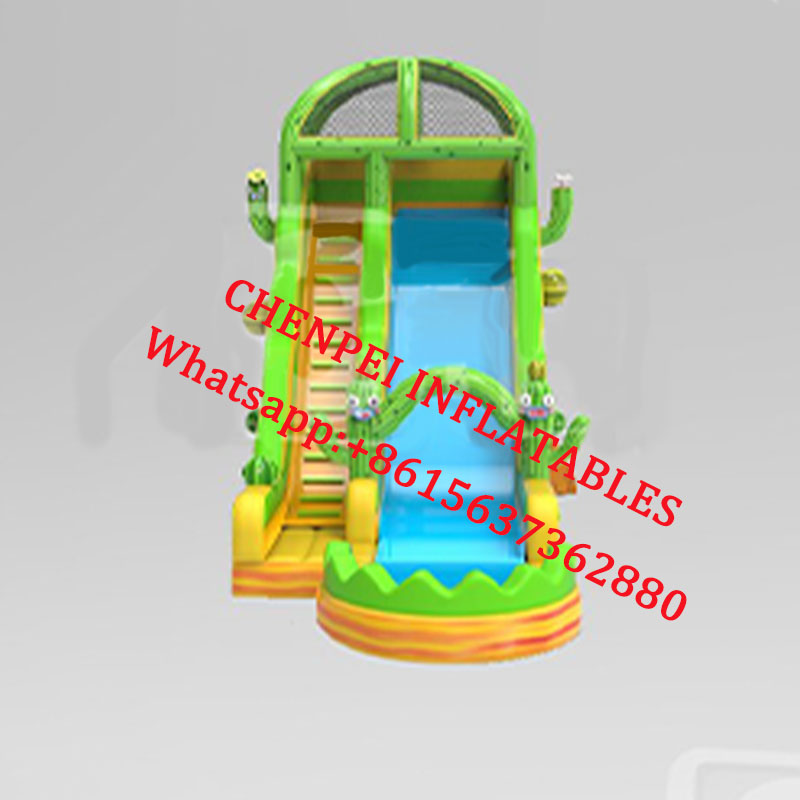 Yellow Marble inflatable water slide for sale china inflatables factory