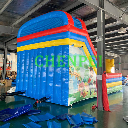 Paw patrol bouncy castle inflatable slide for sale China inflatables supplier