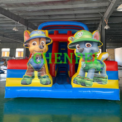 Paw patrol bouncy castle inflatable slide for sale China inflatables supplier