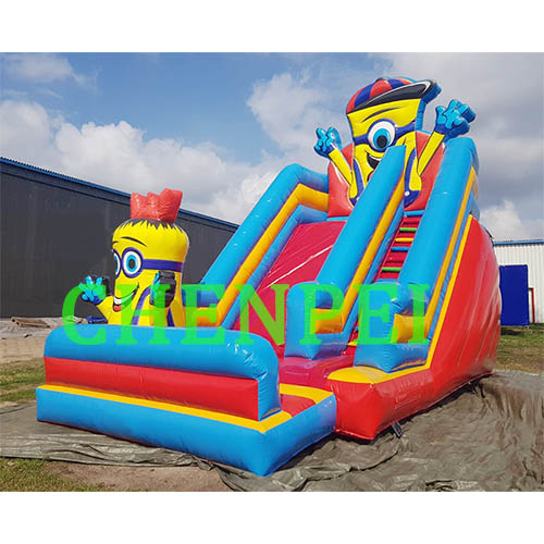 Minions bouncy castle inflatable slide for sale China inflatables supplier