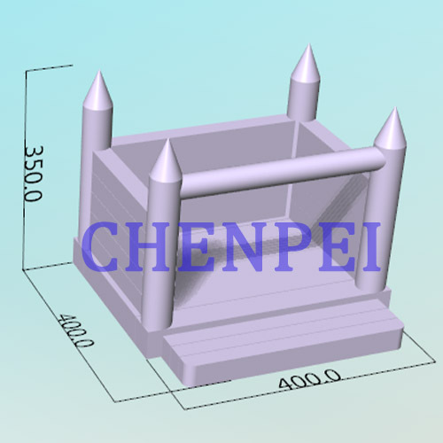 Custom grey bouncy castle jumping castle for sale custom colors